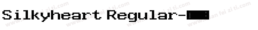 Silkyheart Regular字体转换